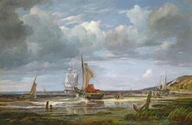 Die Elbe bei Blankenese, 1844